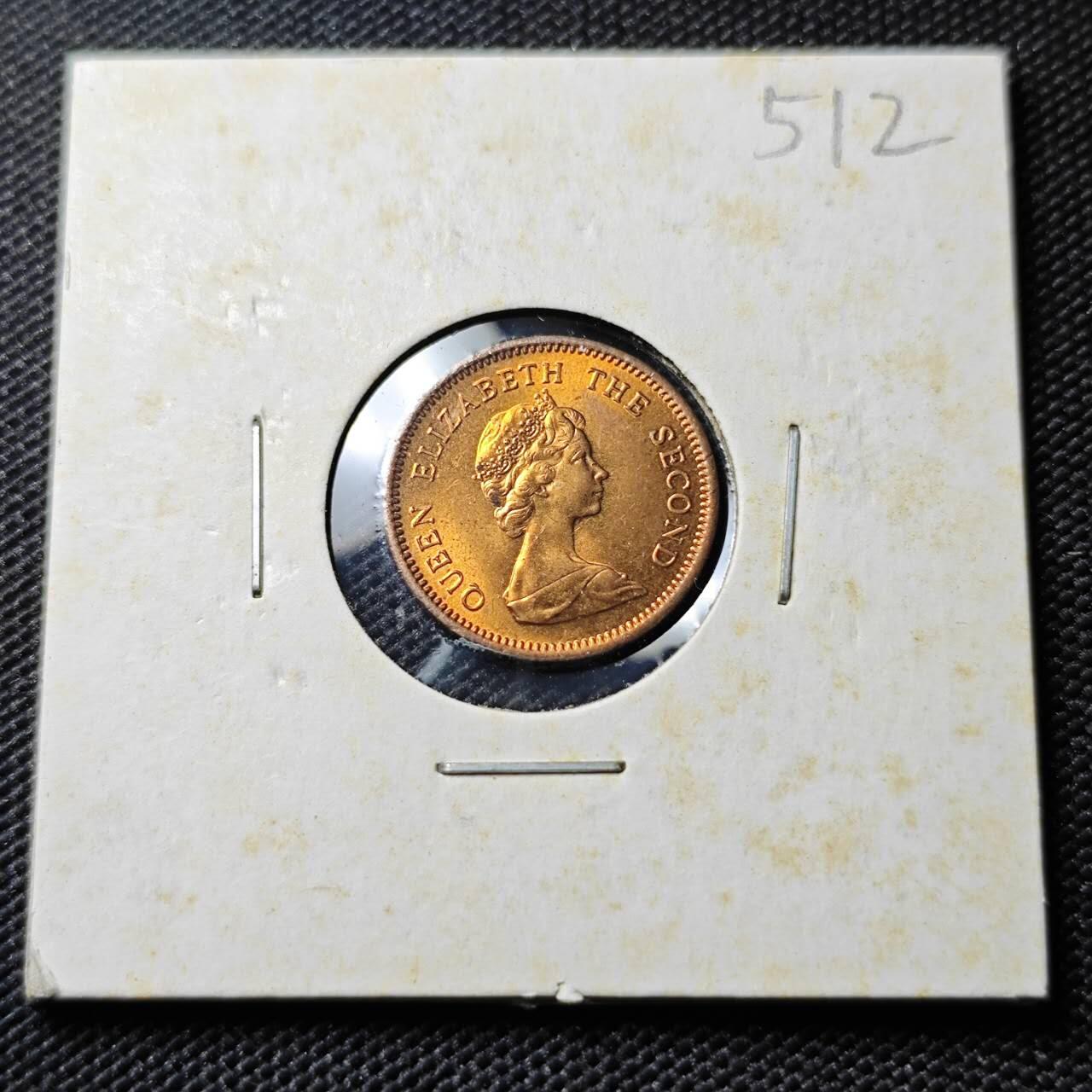 KK钱币收藏小铺 《套币 好品/批量散币专场》  2月预留时间 周末发货  1974福克兰群岛1/2便士铜币 好品