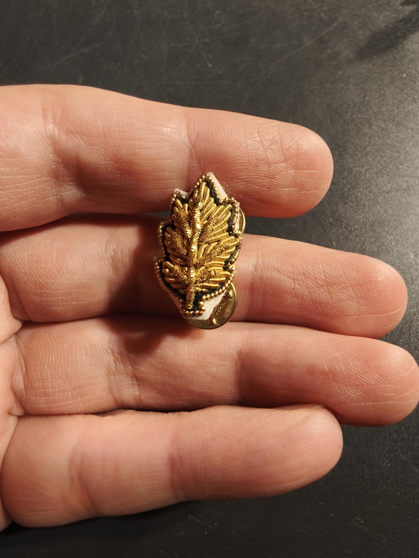 老王徽章第173期 美国海军军医金属丝刺绣领章