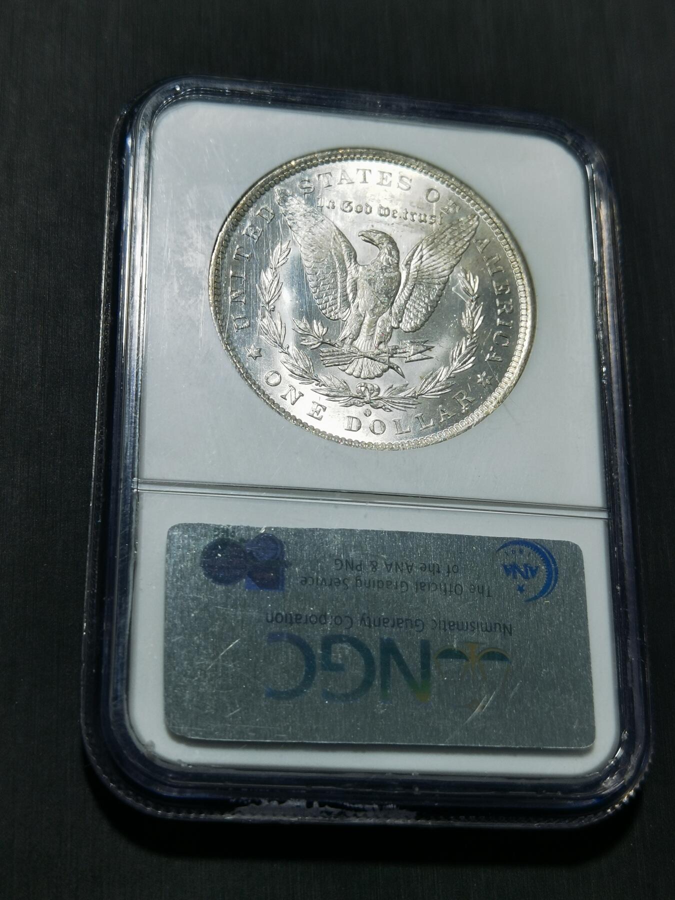 天下钱庄专场欢迎参拍 NGC MS62 1884美国摩根一美元银币