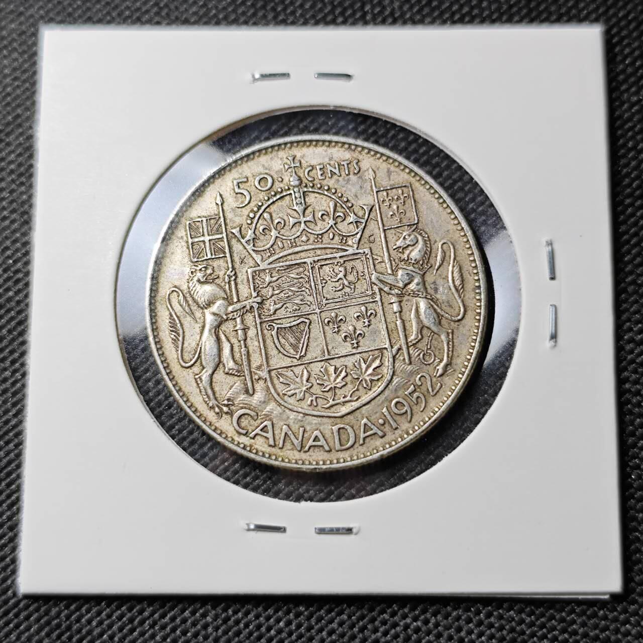 KK钱币收藏小铺 《套币 好品/批量散币专场》  2月预留时间 周末发货  1952英国半克朗银币