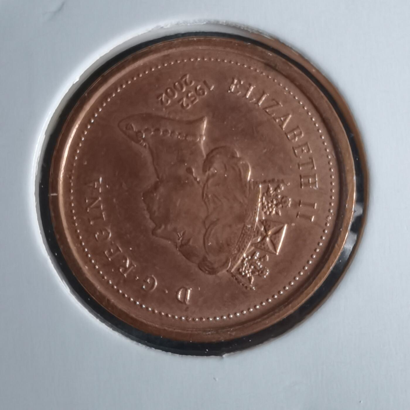 沼泽如烟--第951场 加拿大2002年一分纪念币