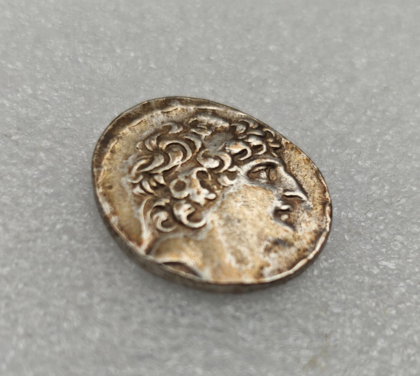 瓶子🏺第223期拍卖会  古希腊塞琉古王国安条克八世大银币四德拉克马  约公元前116-前115年  西顿城发行