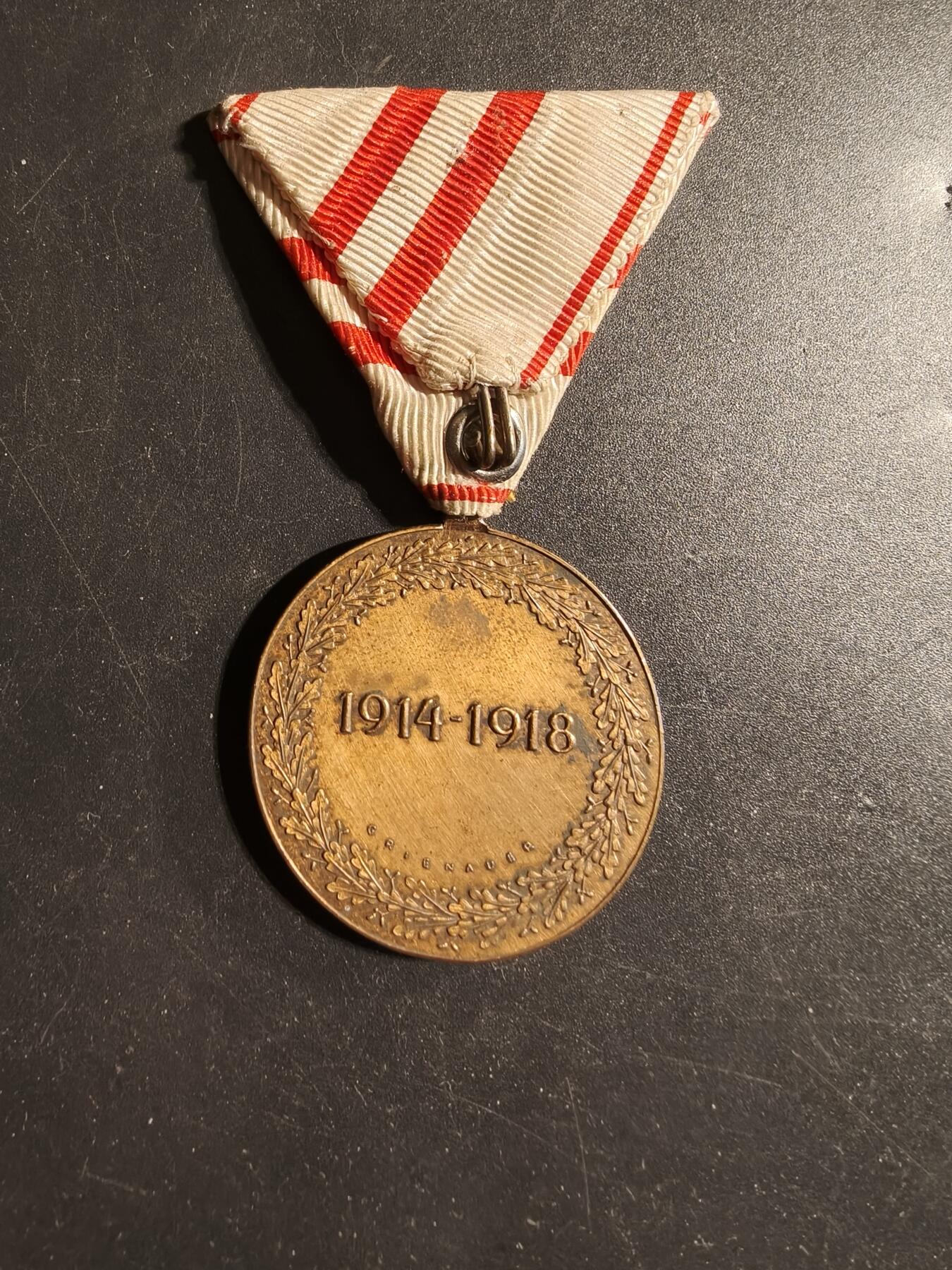 老王徽章第173期 奥地利一战纪念章