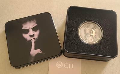 ❤️【币观天下】❤️ 第337期钱币拍卖- 2026.1.2周五晚上6点半场-长期征集拍品 - 库克2023年逃离困境1盎司仿古银币带证书包装