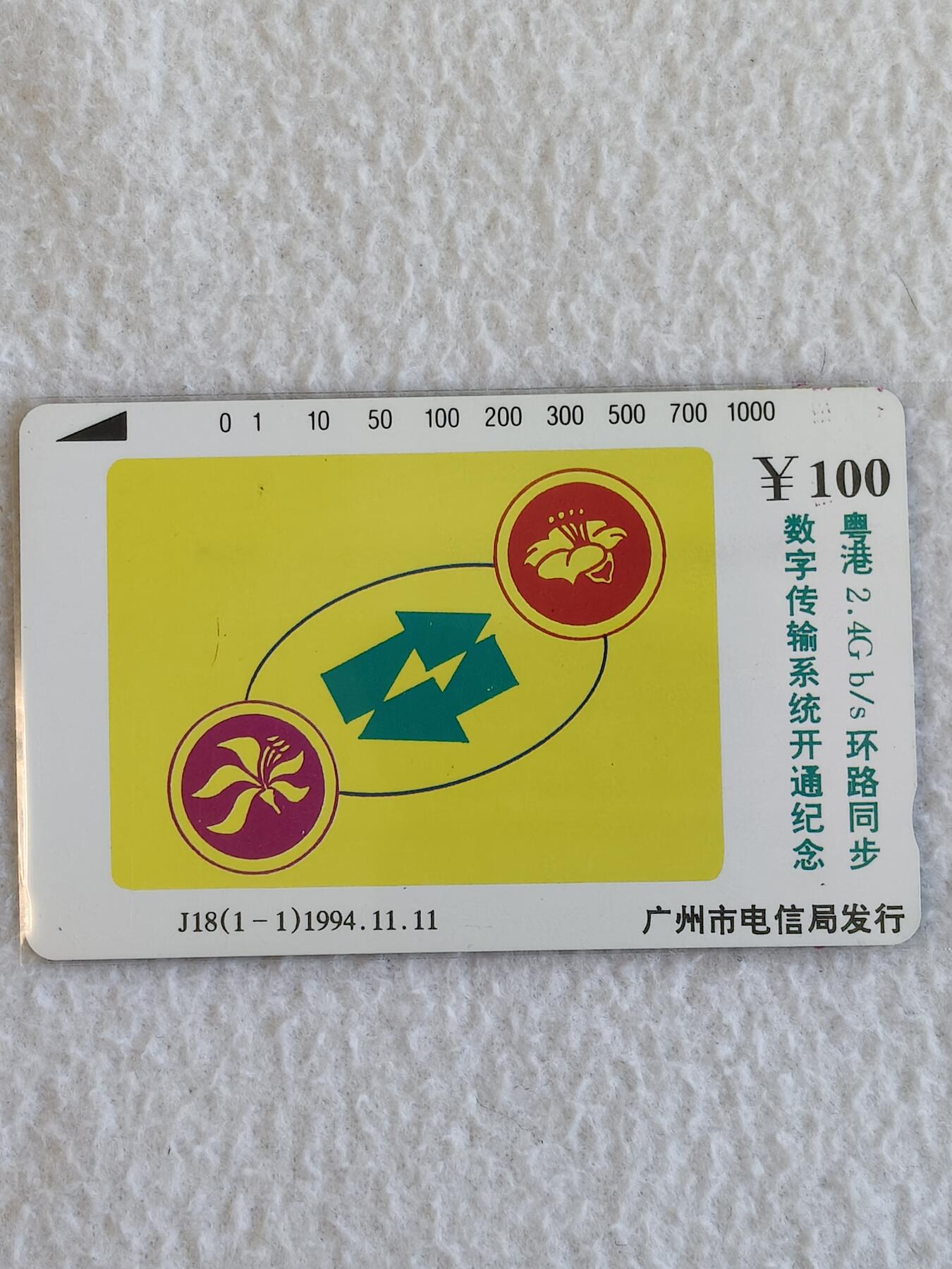 易卡拍卖第66期 数字传输系统开通（发行量尽2500套）（精品地方卡）。易卡五星⭐️标。如图所示！