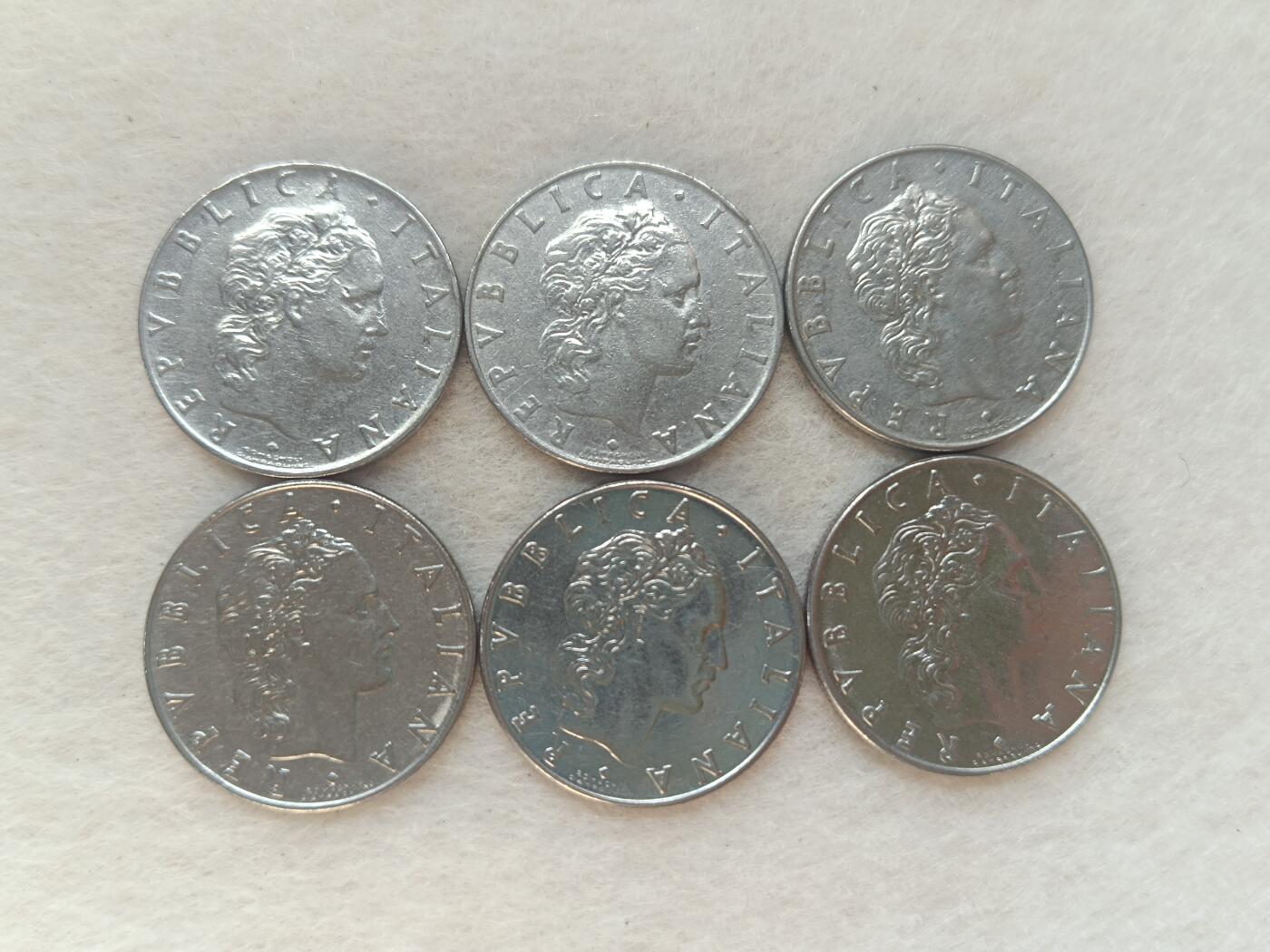 君烨收藏 0元起拍 散币场 每天一场 可留存 第21场 周日发货 20意大利50里拉