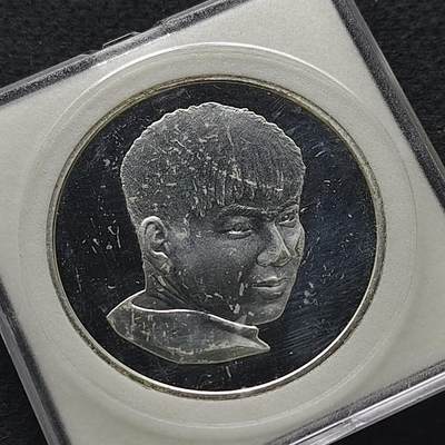 【全场包邮】纯粹捡漏拍491场（免费代拍第28场） - 【银章】日本造币厂2006年知名演员石原裕次郎从影50周年彩色精制（20克）纪念银章