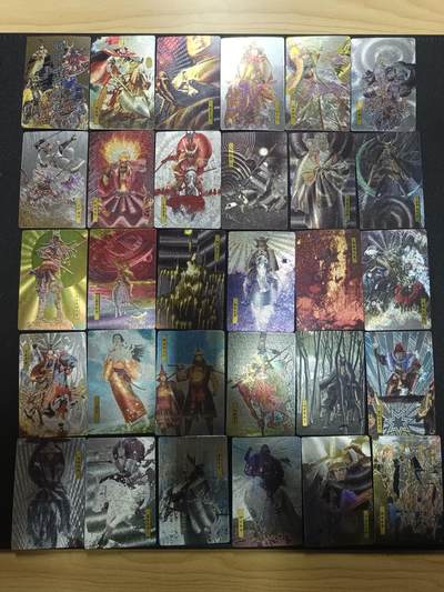 天玑星卡拍第157期《1.5周一截拍》持续收拍收评中 满赠卡需备注 - 大圣卡通 战国武将绘卷 72张 小卡