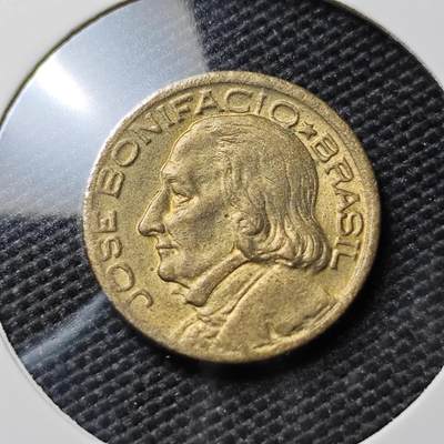 KK钱币收藏小铺 《套币 好品/批量散币专场》  2月预留时间 周末发货 -  1955巴西10分 好品铜币