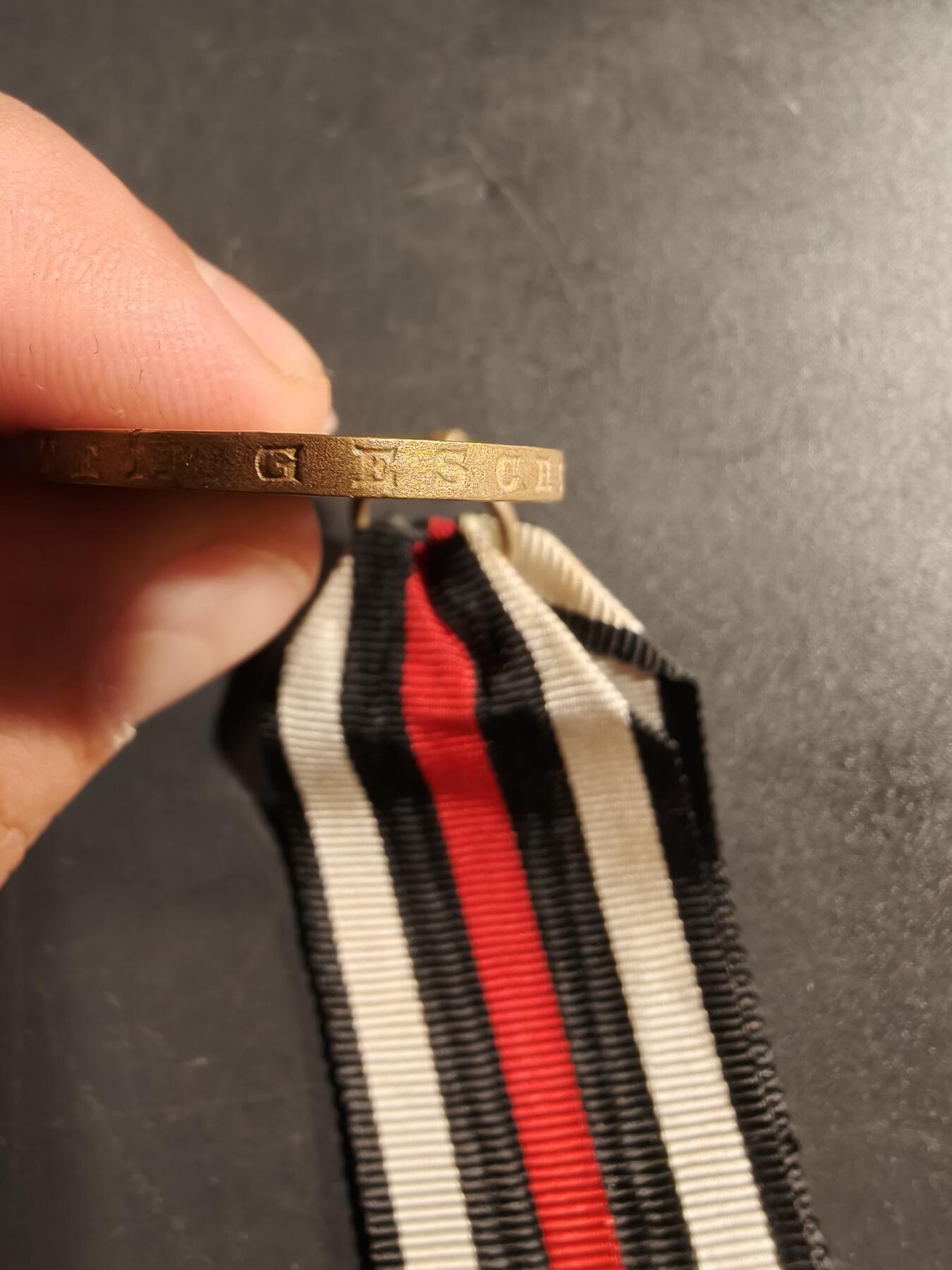 老王徽章第173期 德国普法战争服役奖章     带边铭    一线作战人员版