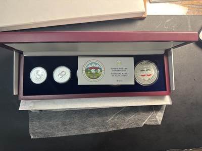 ❤️【币观天下】❤️ 第337期钱币拍卖- 2026.1.2周五晚上6点半场-长期征集拍品 - 塔吉克斯坦2021年独立30周年5枚精制纪念银币套装合计150G发行量只有100套