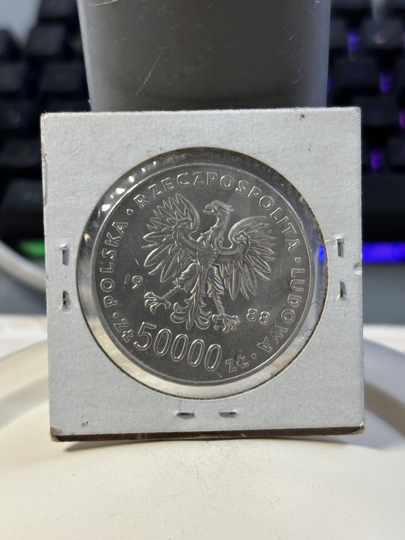 第186期拍卖 波兰1988年约瑟夫·毕苏斯基纪念银币，19.3克，750银银价261