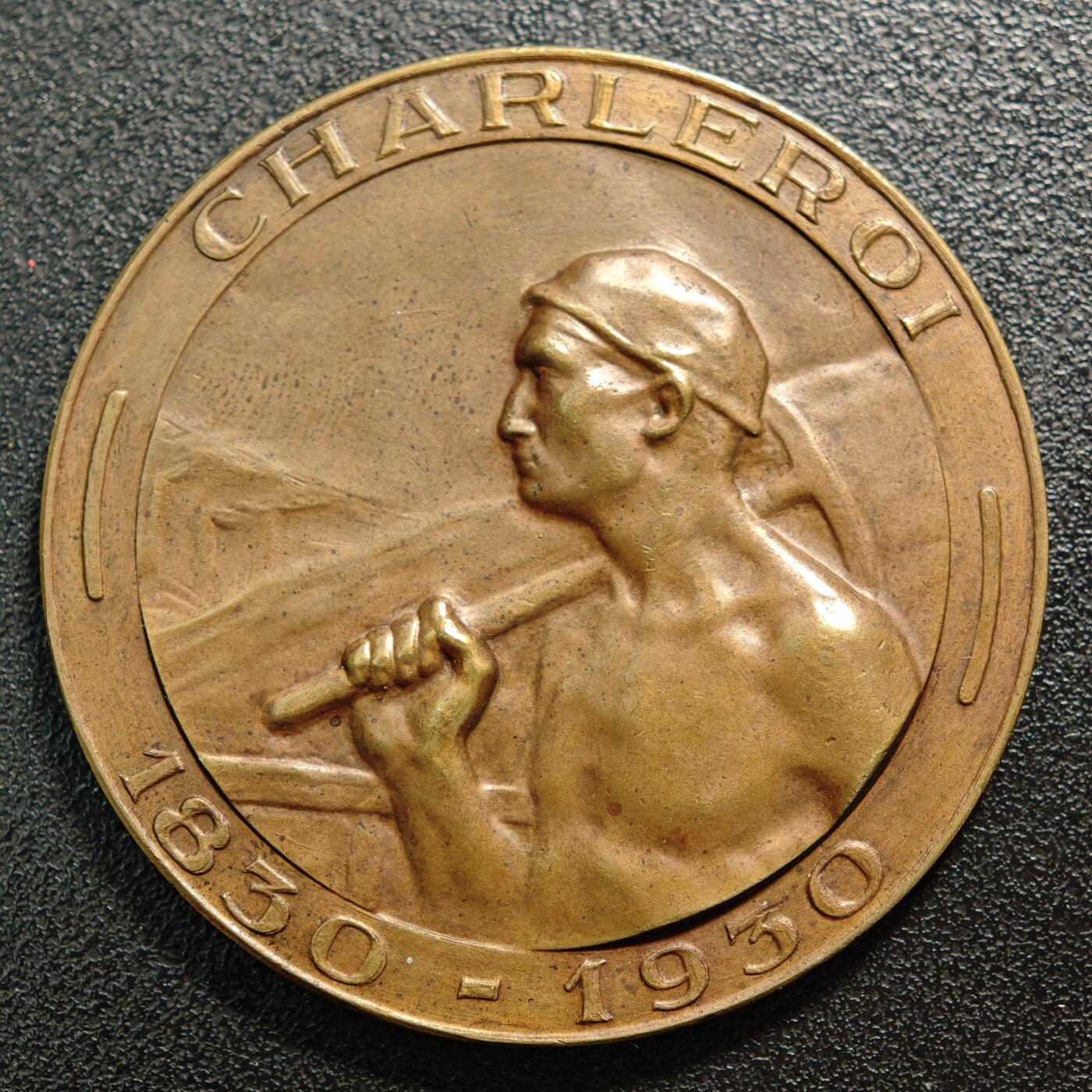 【德藏】世界币章拍卖第160期 1930年 比利时独立百年纪念铜章 直径约：49.5mm；重约：44g