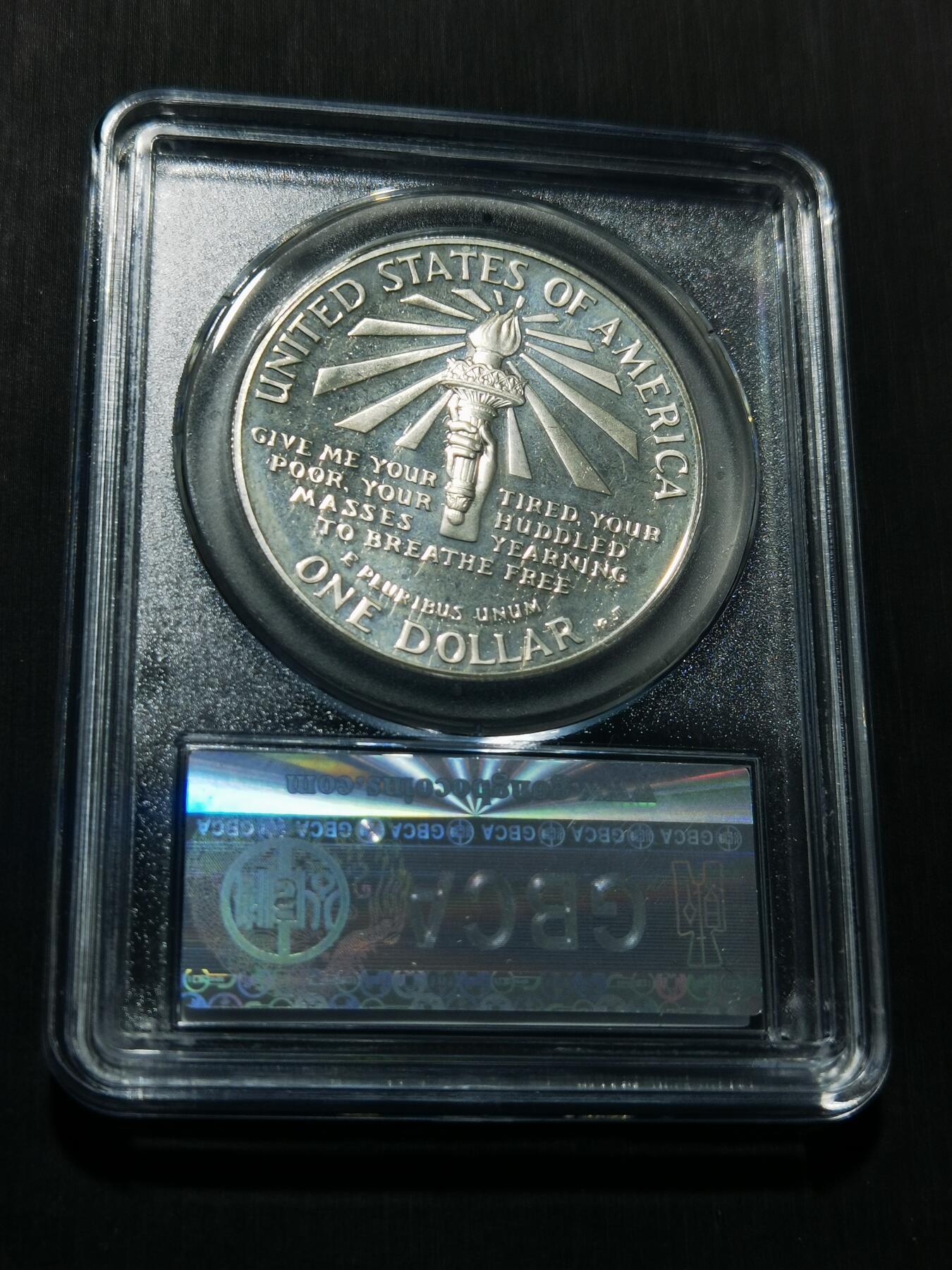 天下钱庄专场欢迎参拍 美国自由女神像一美元银币