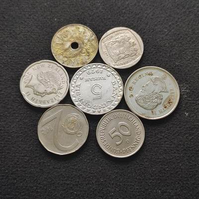 【全场包邮】纯粹捡漏拍490场（免费代拍第27场） - 世界各国各年份散币7枚一组-挪威+南非+捷克+加拿大等