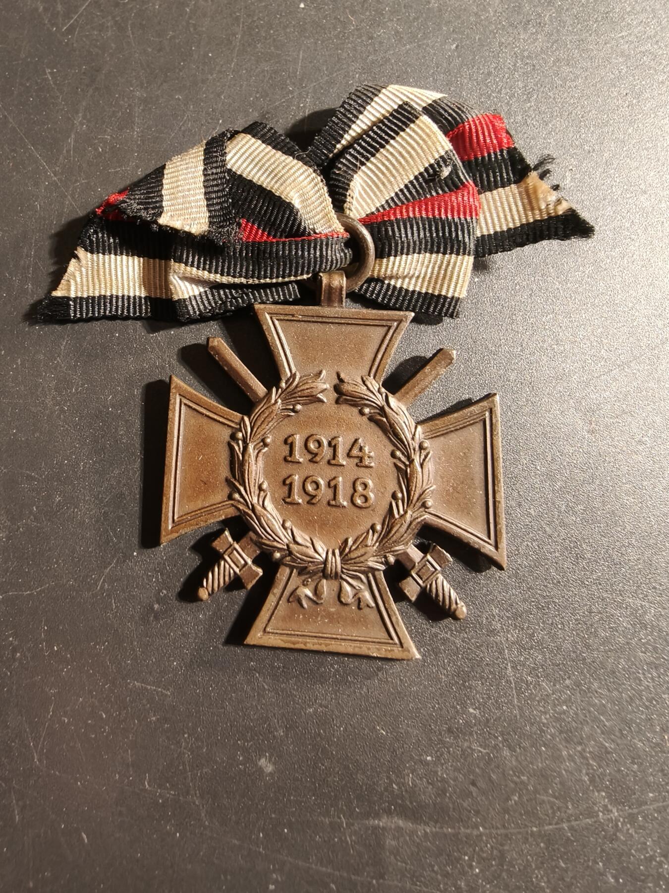 老王徽章第173期 德国一战兴登堡十字奖章     带厂标