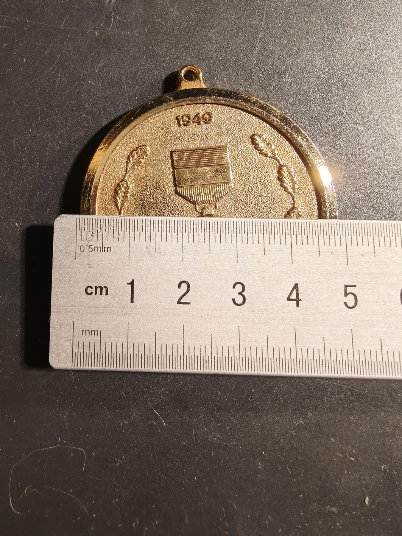 老王徽章第173期 法国劳工奖章40周年纪念章    直径49mm    重量49.2g