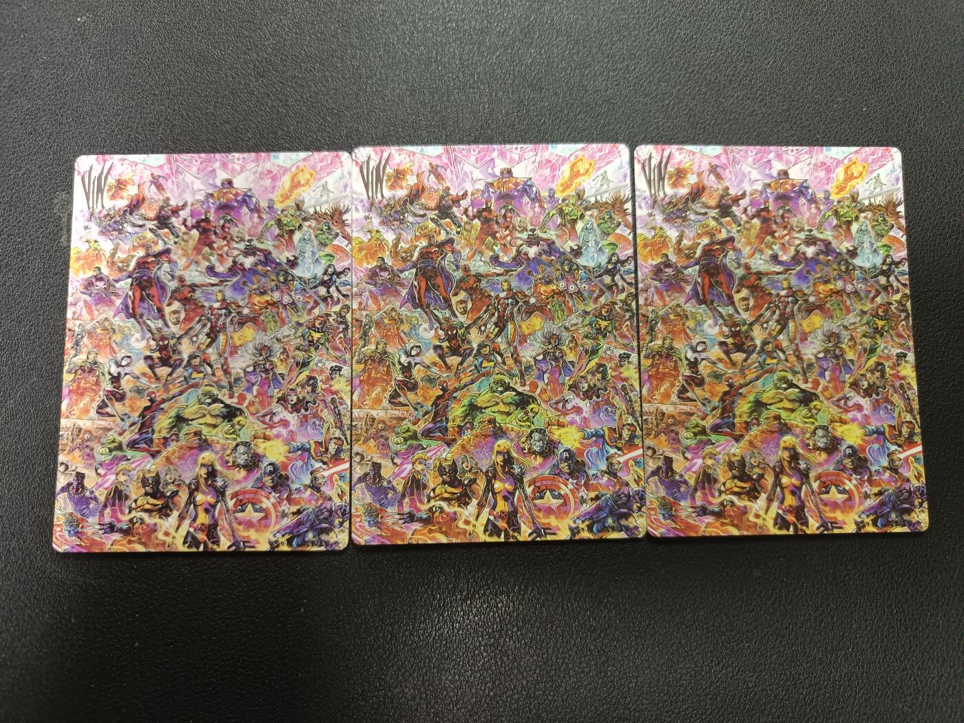 天玑星卡拍第157期《1.5周一截拍》持续收拍收评中 满赠卡需备注 漫威英雄 折光 3张