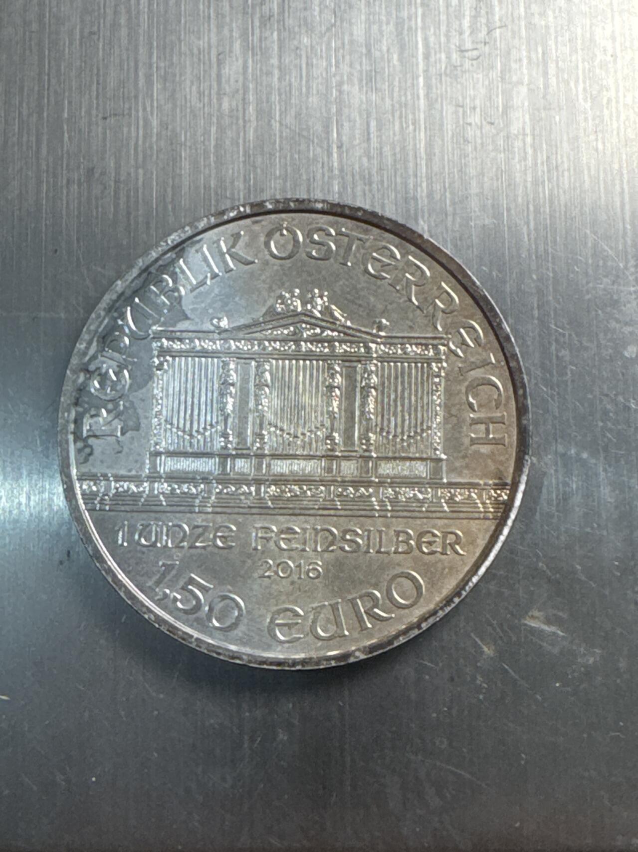 ❤️【币观天下】❤️ 第337期钱币拍卖- 2026.1.2周五晚上6点半场-长期征集拍品 奥地利2016年维也纳交响乐团投资银币31.2克