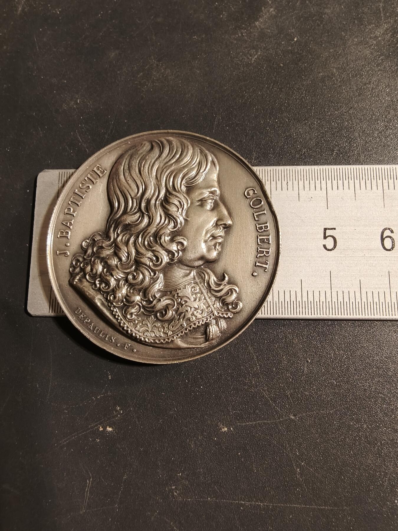 老王徽章第173期 法国兰斯工商会大银章    原盒     950银     直径41mm     重量37.3g