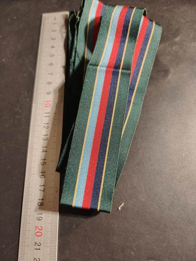 老王徽章第173期 - 英国志援后备役服务奖章绶带    150cm