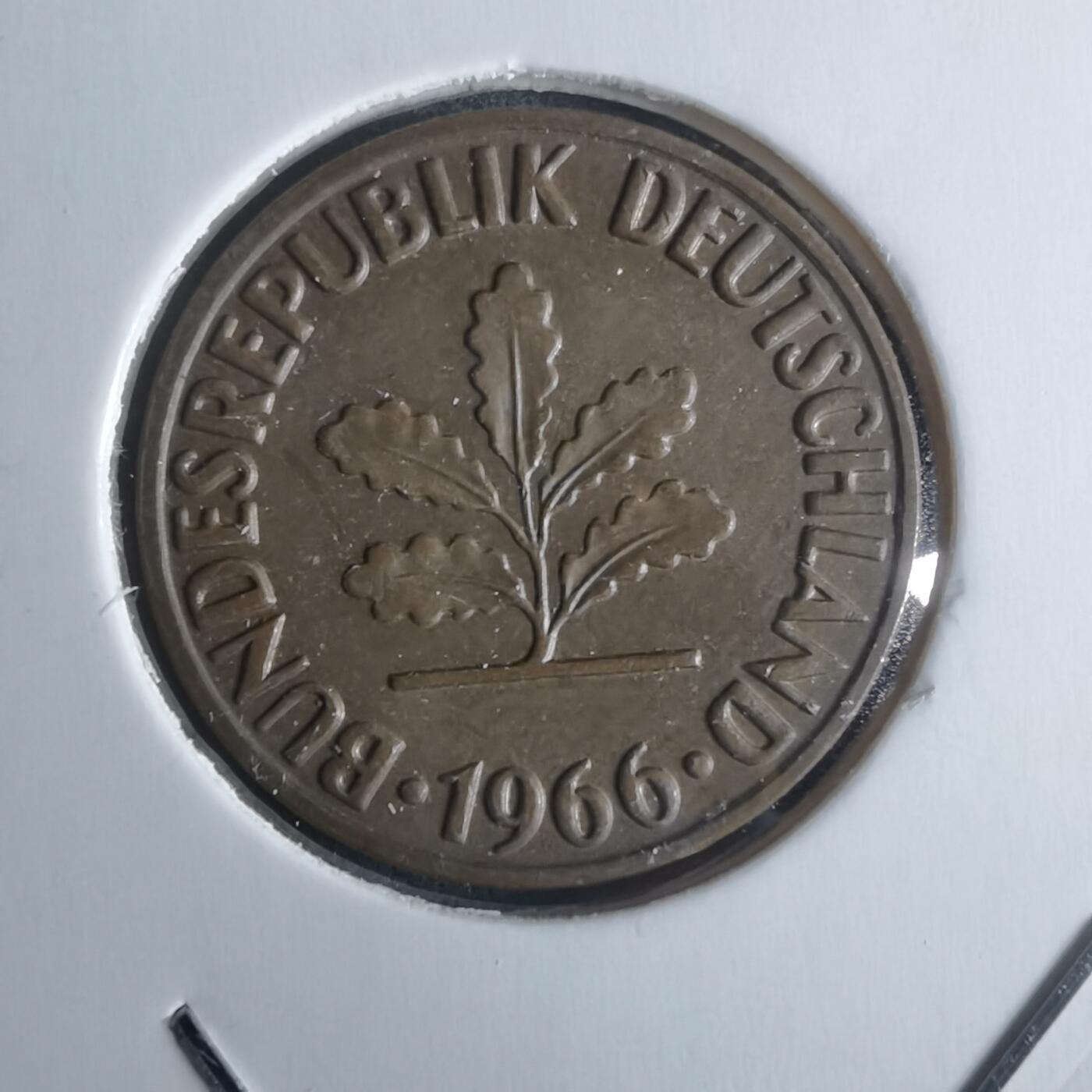 沼泽如烟--第951场 德国1966年2芬尼