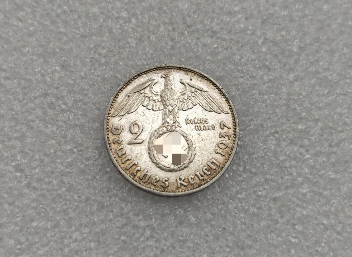 瓶子🏺第223期拍卖会  德国1937年兴登堡2马克银币