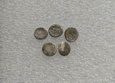 瓶子🏺第223期拍卖会 - 伊斯兰国家打制银币5枚