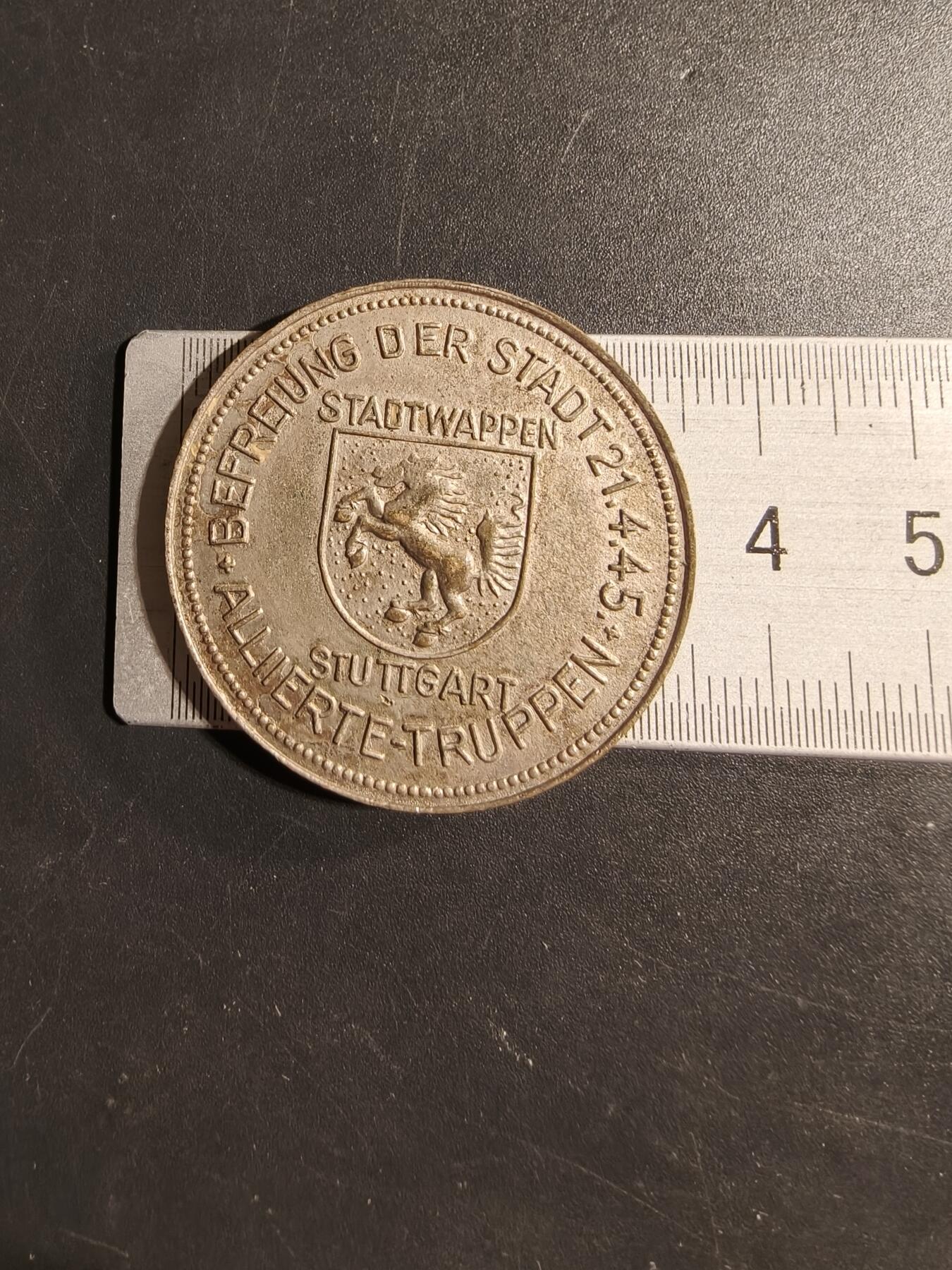 老王徽章第173期 美国二战德国柏林占领军纪念章     直径35mm     重量16g