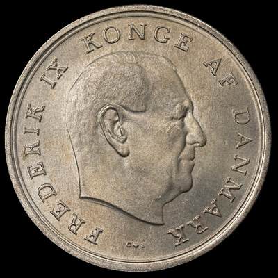 修遠堂世界钱币第一百期 - 1967年丹麦玛格丽特公主结婚纪念10克朗银币 20.40g，含银80%