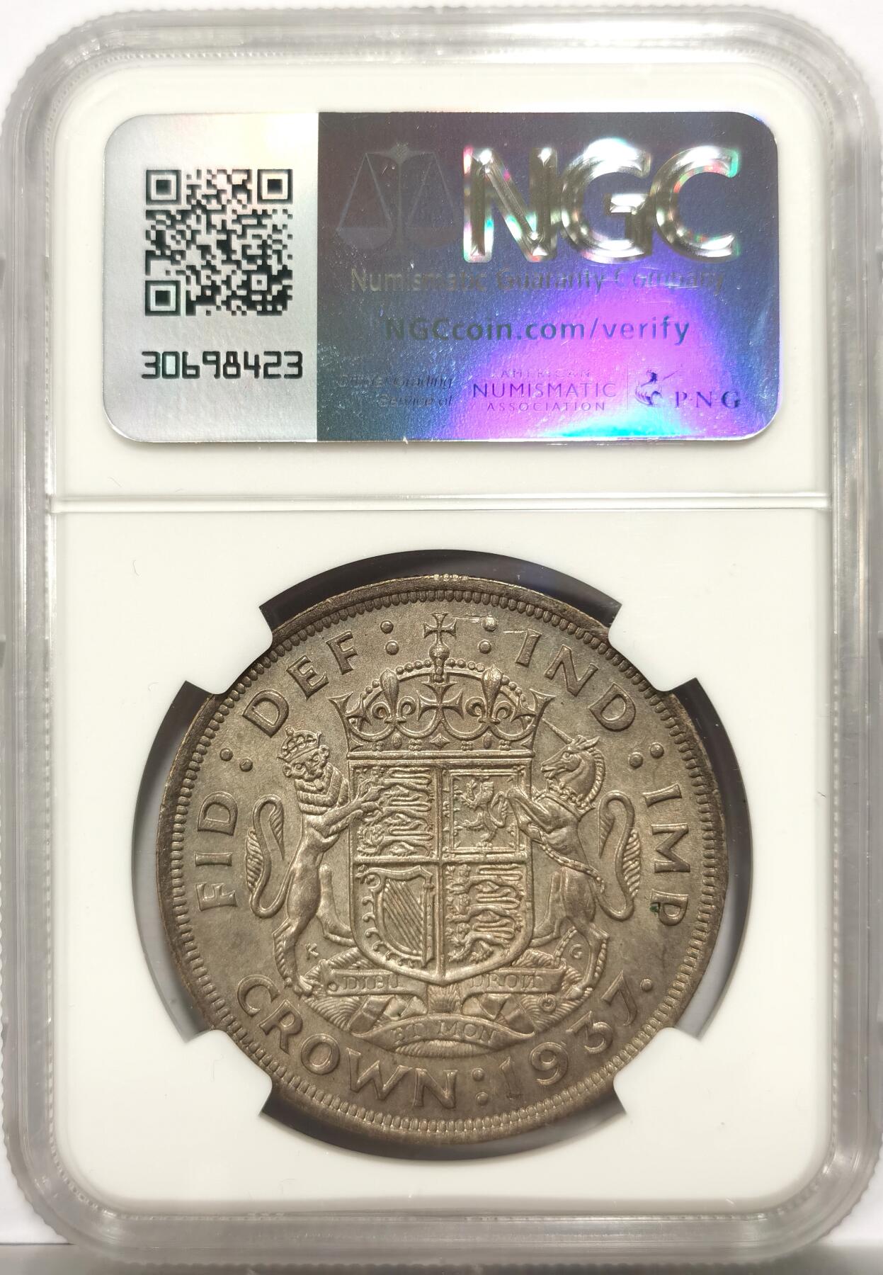 博洋堂“岁启嘉年”2026新年精品大拍专场暨第155期（全场包邮） NGC MS63 英国1937年乔治六世登基克朗银币