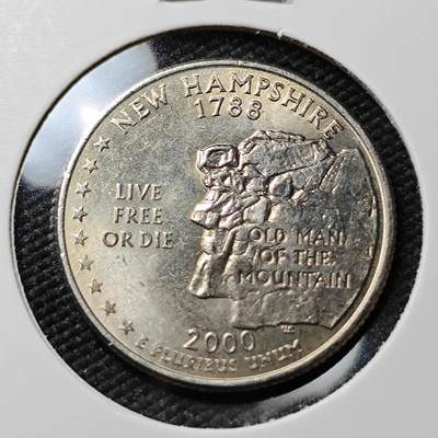 KK钱币收藏小铺  第383期  2月预留时间 周末发货 -  美国25分纪念币 好品