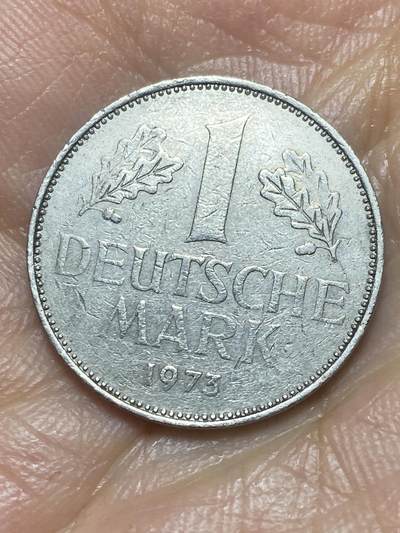 2026年第二场(总第一百七十一场）外国好品散币场(免佣金) - 德国🇩🇪1973年1德国马克(J标，汉堡造)