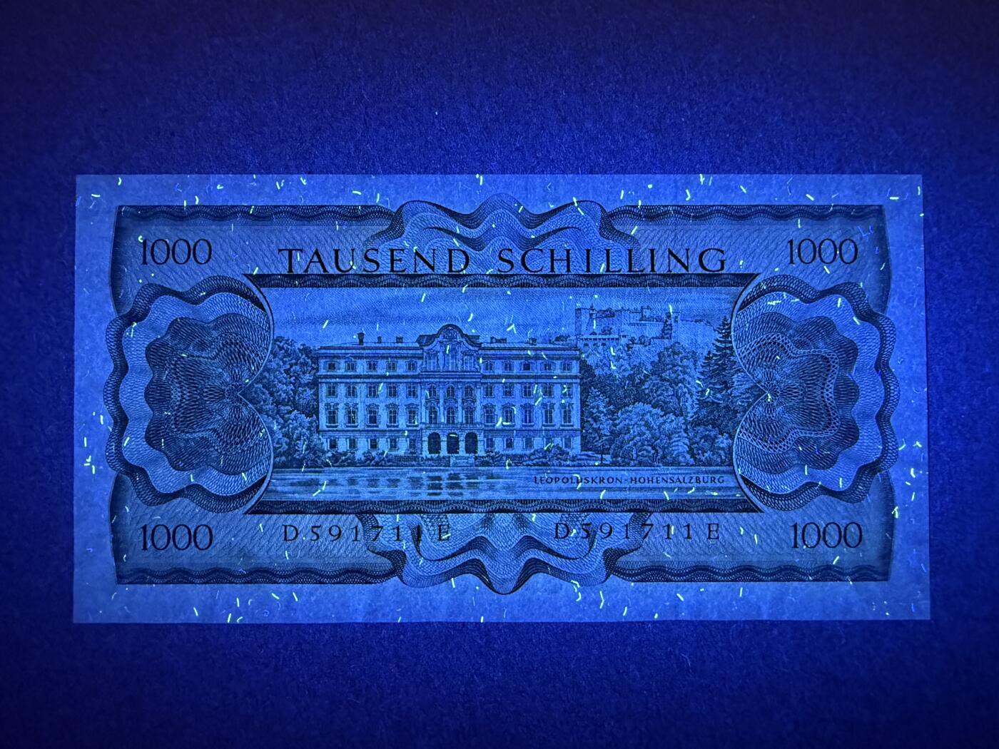 《艾美收藏》第227期-1.3周六外币黄金场-马年首拍 奥地利1000先令 UNC 1966年 奥地利女作家苏特纳 无4绝品