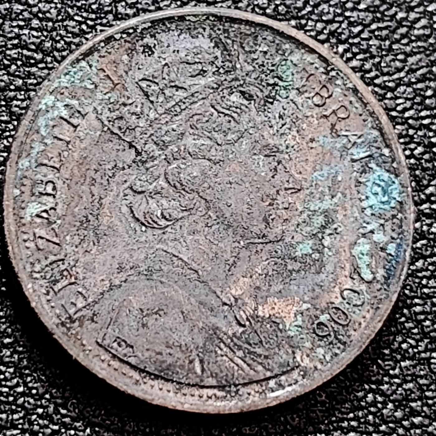 泉币菌-第160场-新年第三场 精品福利场 2006年 有锈 英属直布罗陀 1便士铜币 20.3mm 欧洲币 