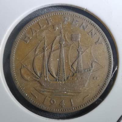 沼泽如烟--第950场 - 英国1941年半便士