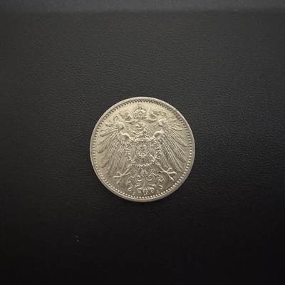 【铜匠收藏】★第135加场★客户代拍 银币场。不寄存，150包邮。不满150元，支付5元运费。《接受代拍 代送NGC评级》 - 德国第二帝国1915年A厂1马克银币 5.55g 90%银 unc