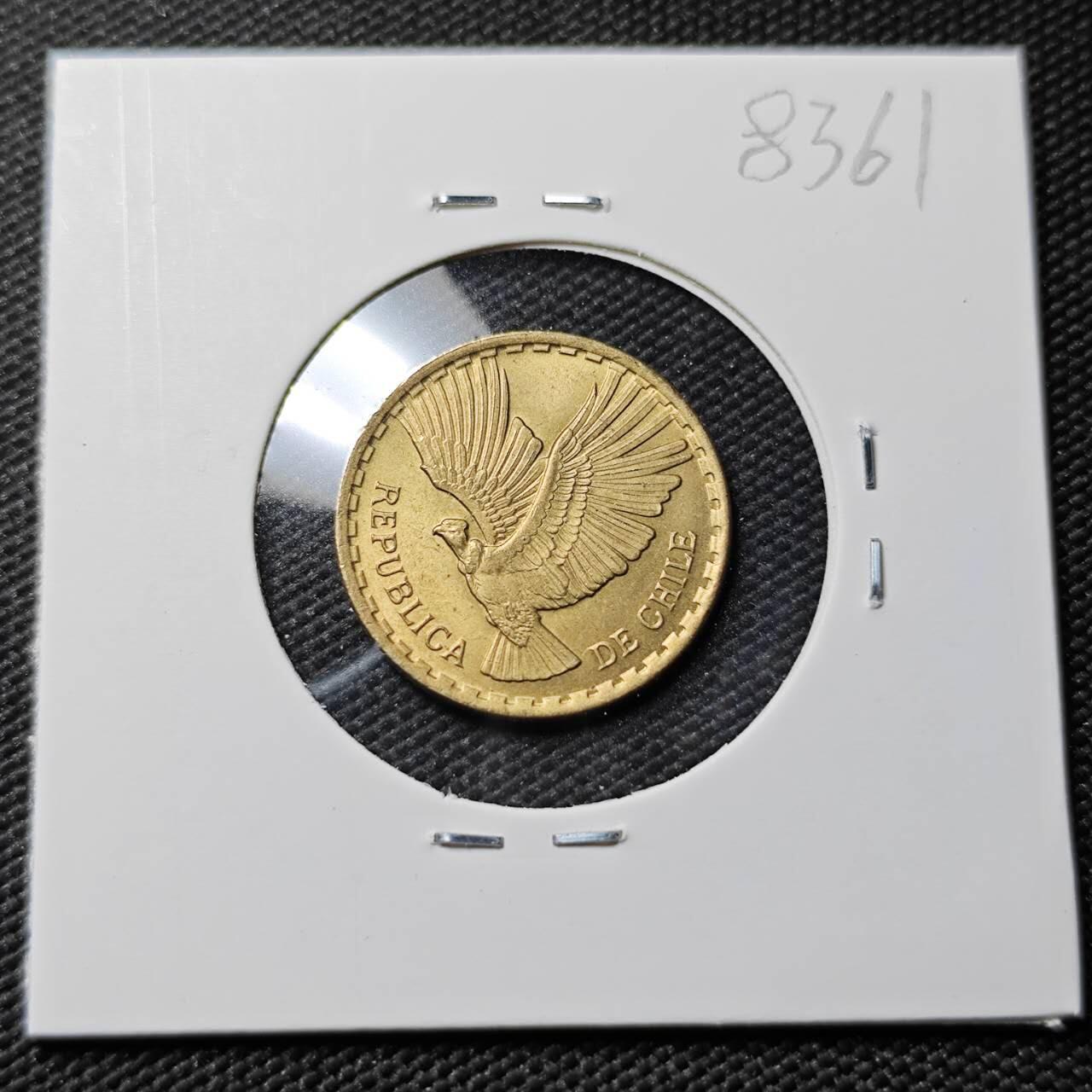 KK钱币收藏小铺  第383期  2月预留时间 周末发货  1970智利2分铜币 好品