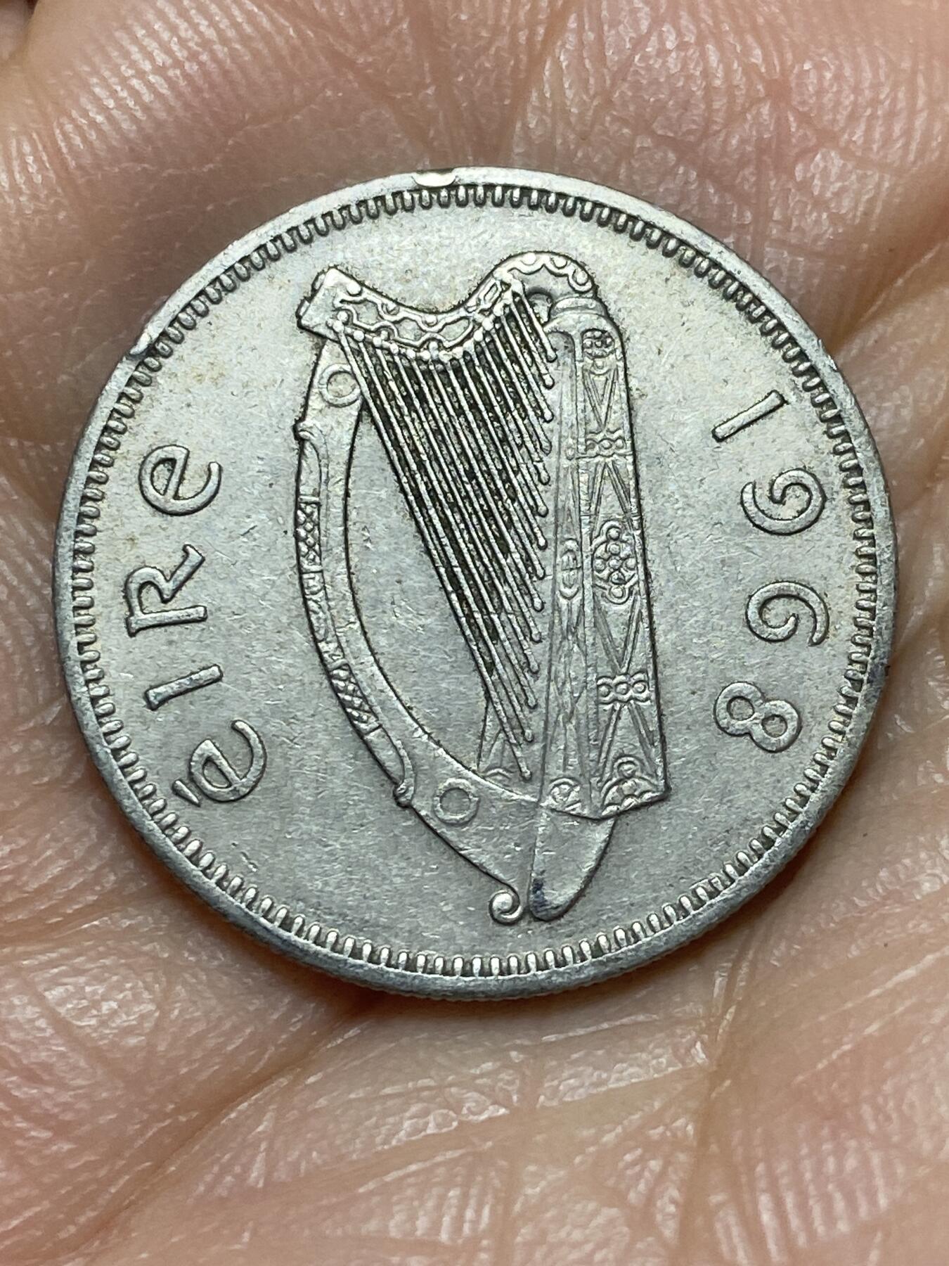 2026年第三场(总第一百七十二场）外国好品散币场(免佣金) 爱尔兰🇮🇪1968年1先令(共和国时期第一套第二版，关门年)