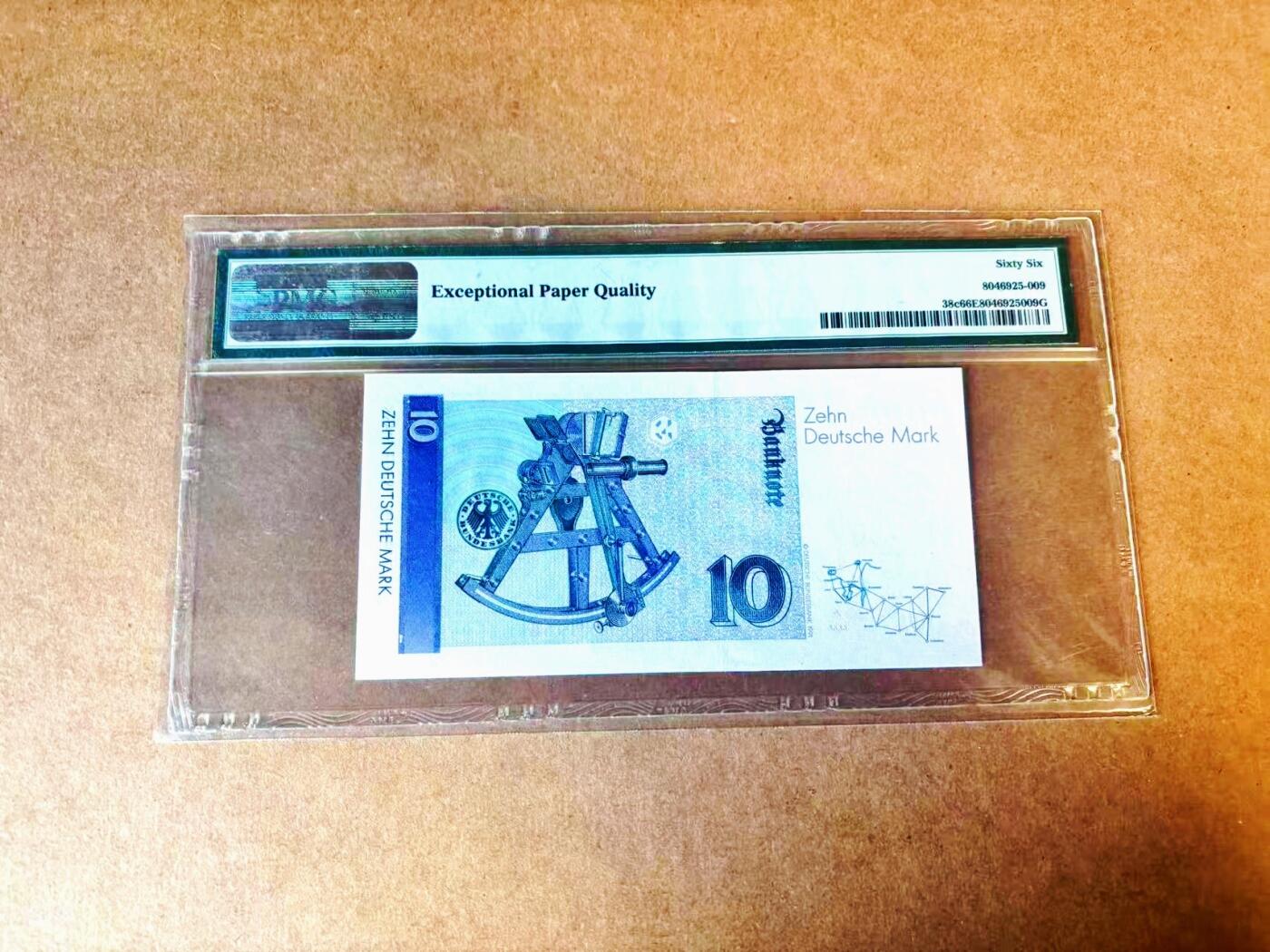 【Blue Auction】世界纸币精拍第771期——18级TOP拍卖/信誉/品质/专业/高效💫 【无47】德国 1993年10马克 PMG66EPQ 