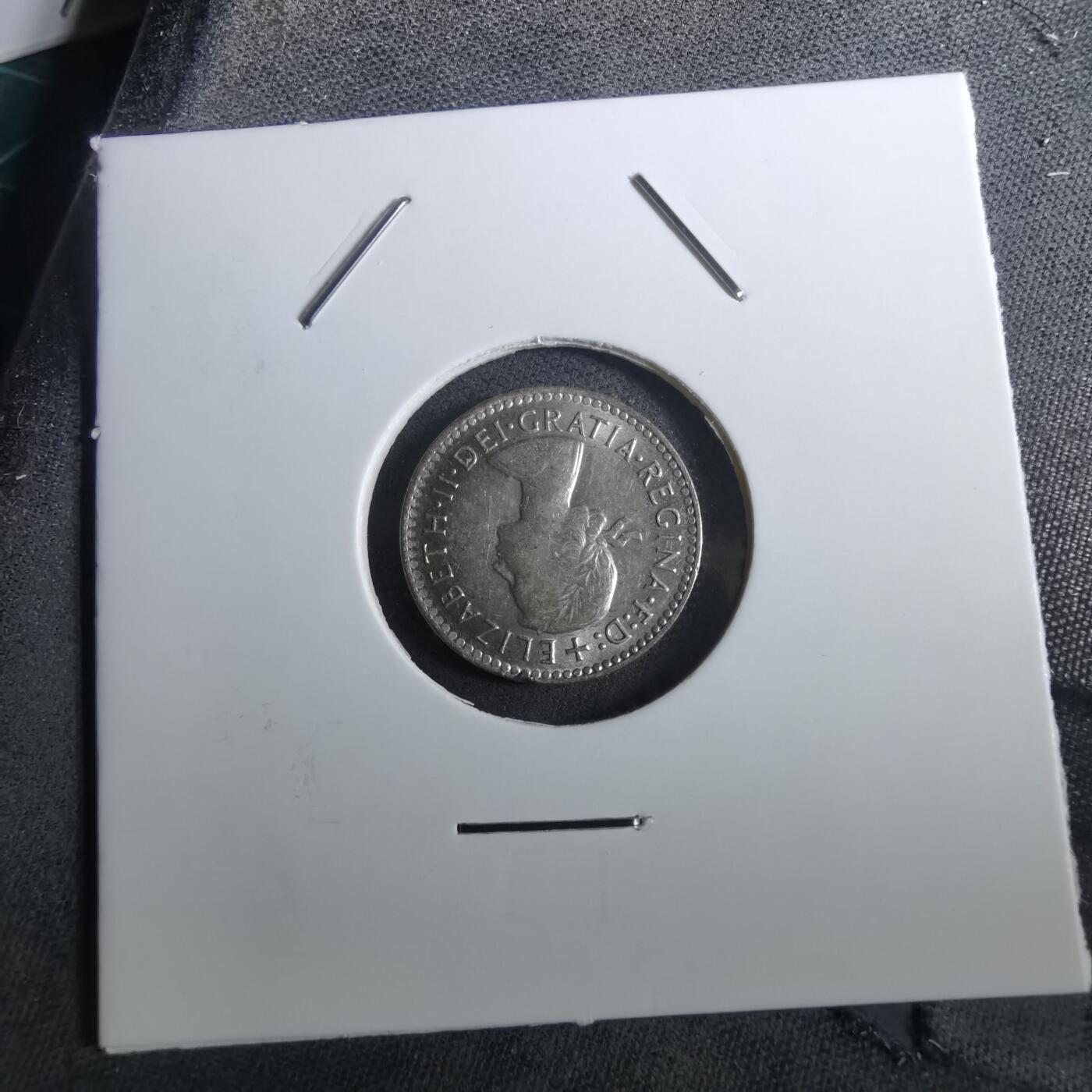 沼泽如烟--第950场 澳大利亚1956年3便士银币