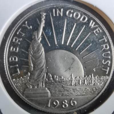 沼泽如烟--第950场 - 美国1986年半美元精制币纪念币