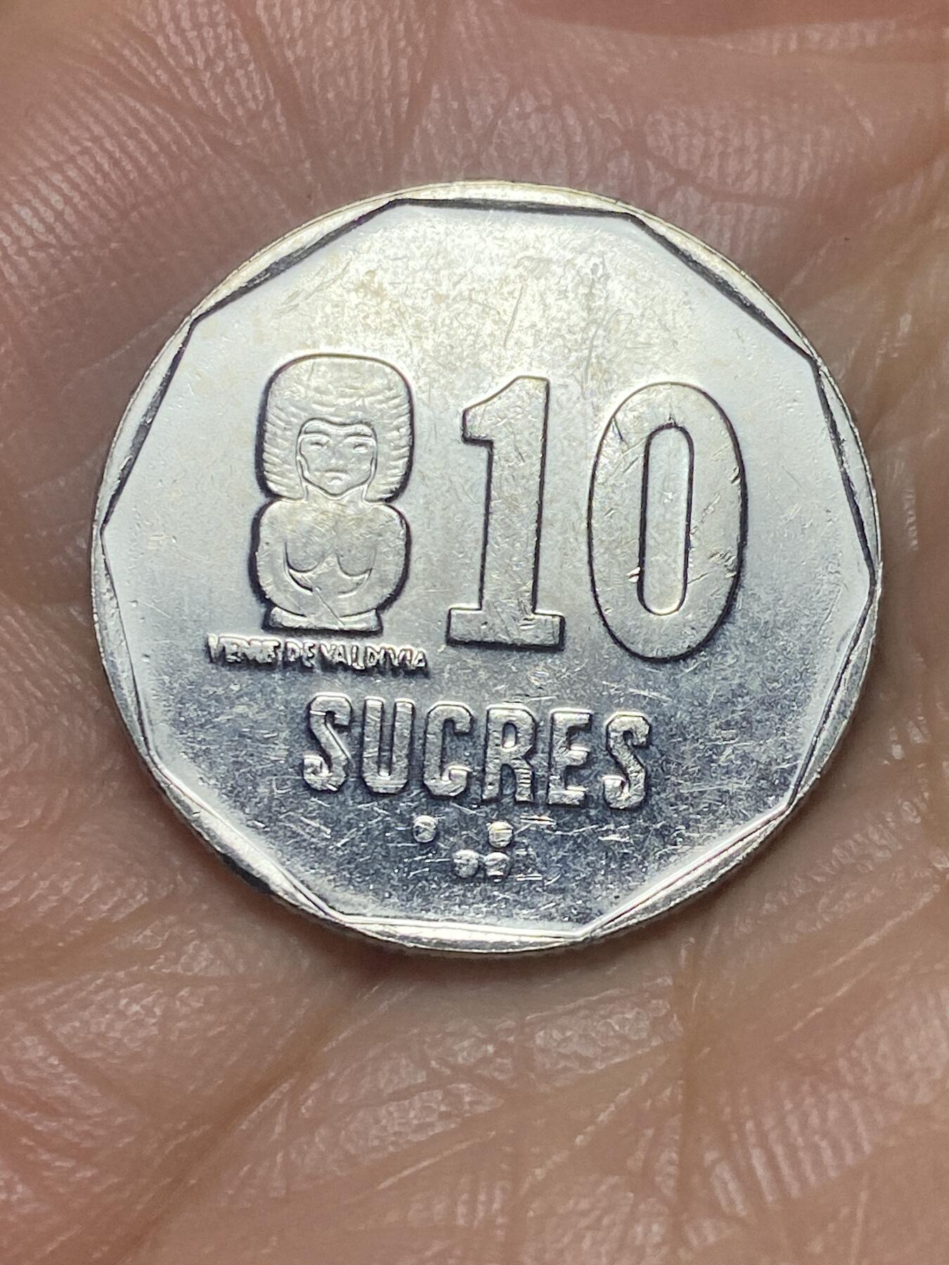 2026年第三场(总第一百七十二场）外国好品散币场(免佣金) 厄瓜多尔🇪🇨1991单年份10苏克雷(第二版)