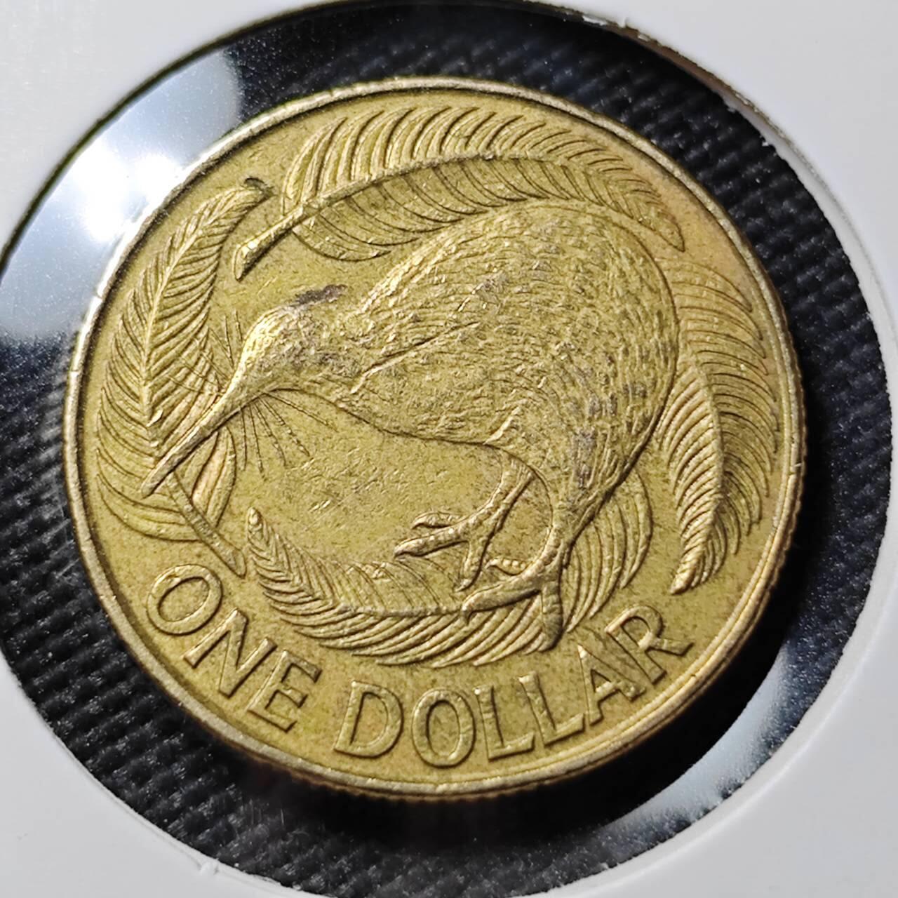 KK钱币收藏小铺  第383期  2月预留时间 周末发货  新西兰1元