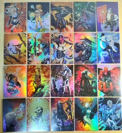 龙虎卡牌-七零场，2026首场，全场包邮！！（无佣金，周六结拍，欢迎送拍） - 彩闪20张 美漫卡牌 漫威+DC两大阵营的超级英雄 (卡背是人物详情介绍)