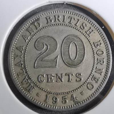 沼泽如烟--第950场 - 英属马来亚婆罗洲1954年20分