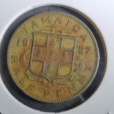 沼泽如烟--第950场 - 牙买加1957年半便士