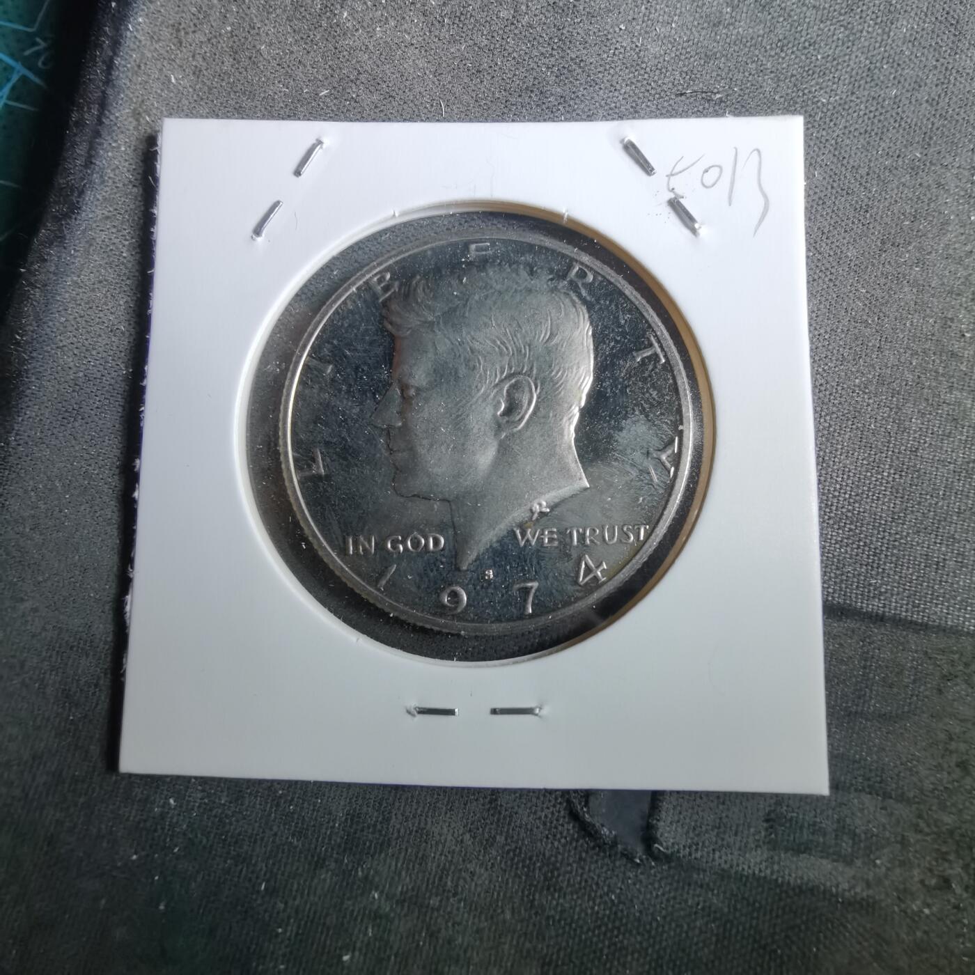 沼泽如烟--第950场 美国1974年半美元精制币