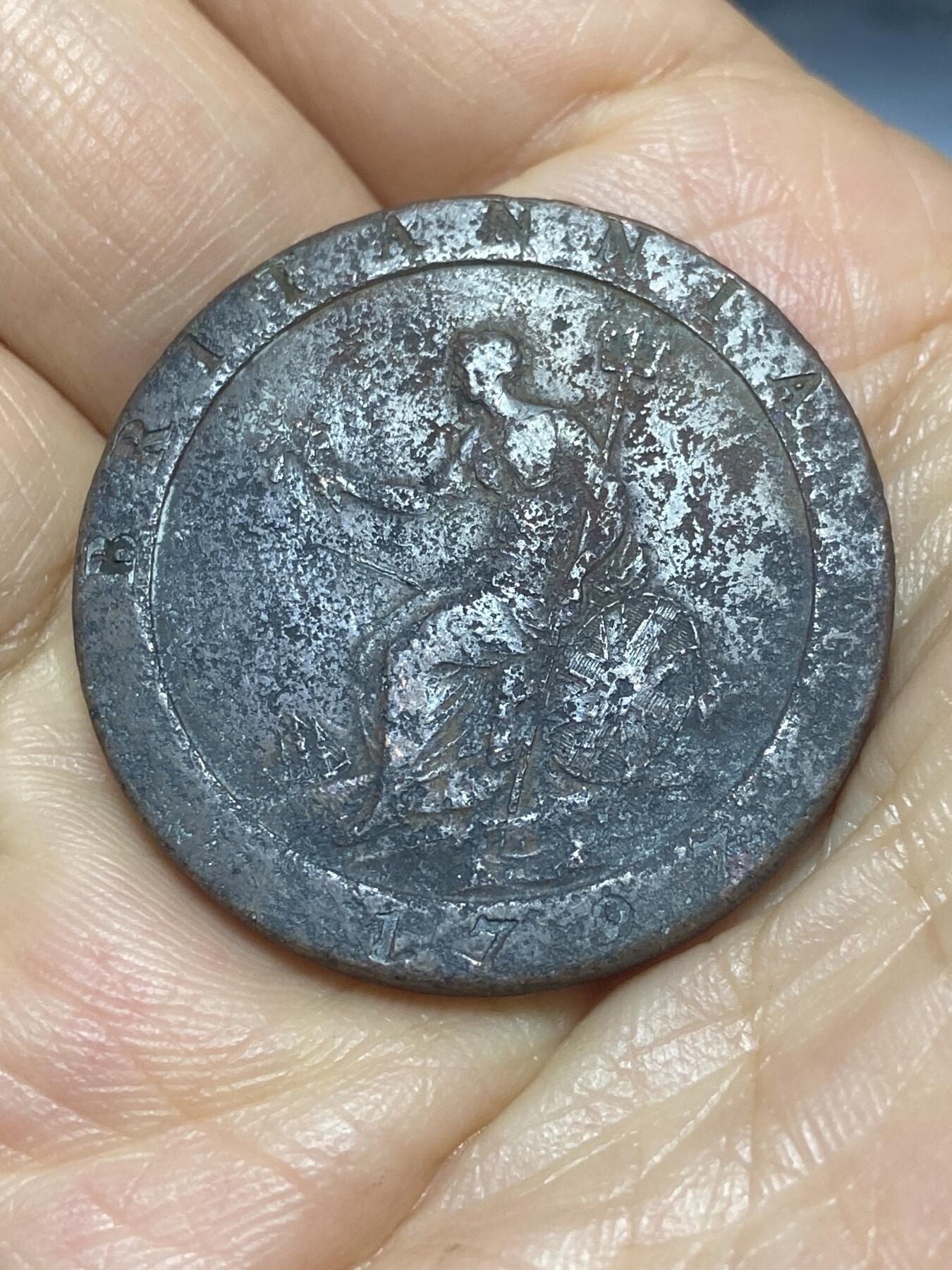 2026年第三场(总第一百七十二场）外国好品散币场(免佣金) 英国🇬🇧1797年车轮1便士(乔治三世时期)