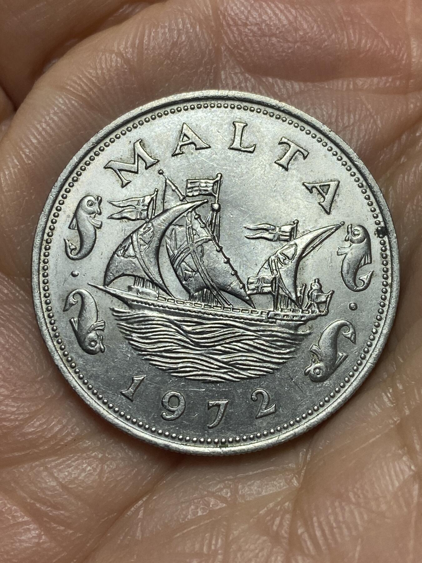 2026年第三场(总第一百七十二场）外国好品散币场(免佣金) 流通好品–马耳他🇲🇹1972年10分(第一版首发年)